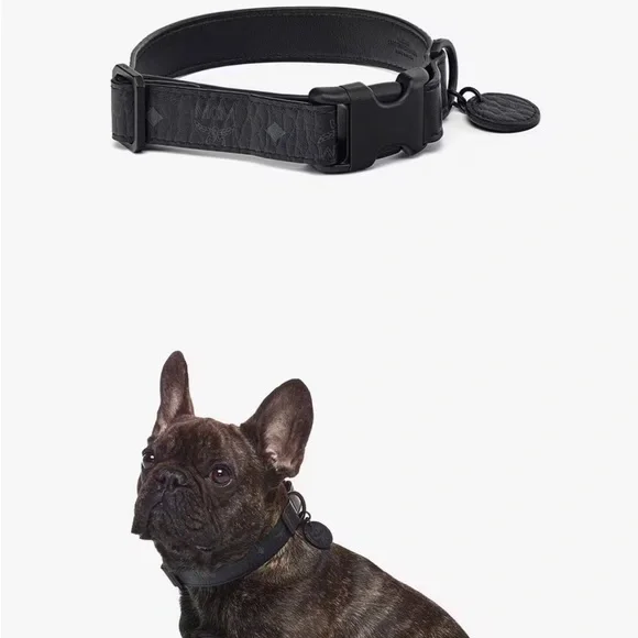 MCM Visetos designer dog collar 11 to 18 inches - Picture 2 of 6